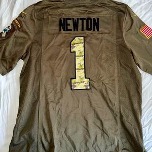 Carolina Panthers Salute to Service Cam Newton Jersey